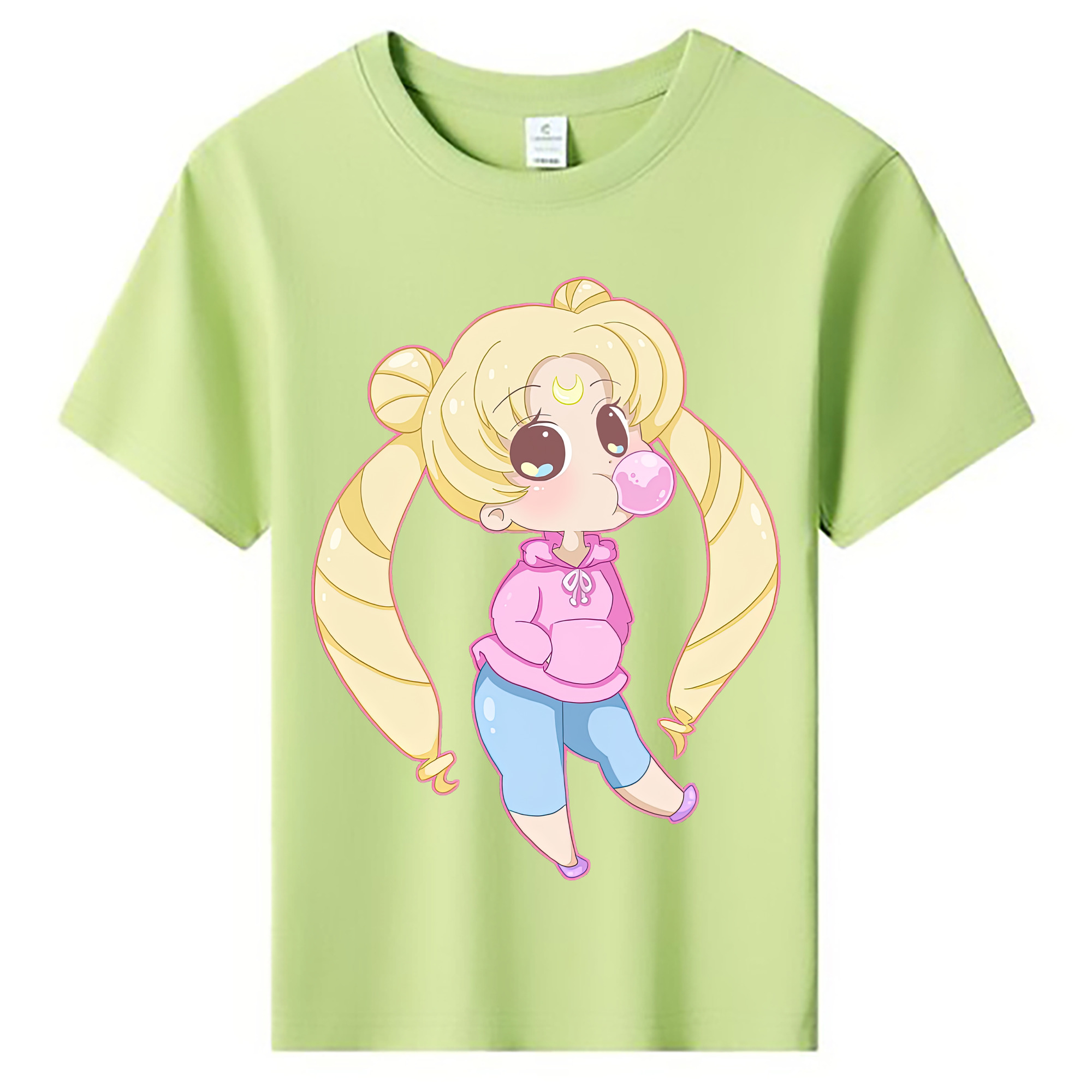 （画像用） 美少女戦士セーラームーン 愛野 美奈子 あいの みなこ Sailor Moon Aino Minako 綿100％キッズTシャツ（フロントプリント）